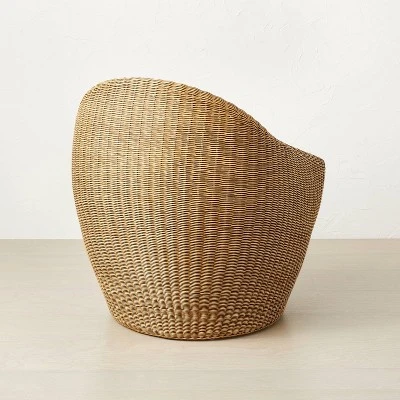 Estero Wicker Accent Chair Natural Brown - Opalhouse™ Designed With Jungalow™ - Image 3