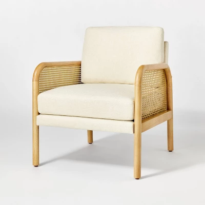 Cane Accent Chair Cream - Threshold™ Designed With Studio McGee - Image 6