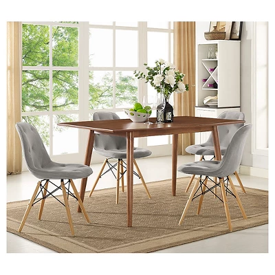 60" Mid-Century Rectangle Dining Table - Saracina Home - Image 4