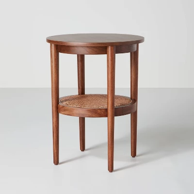 Wood & Cane Round Accent Side Table - Hearth & Hand™ With Magnolia - Image 10