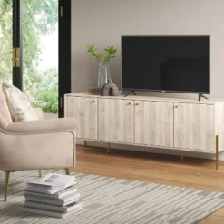 60" Elowen 4 Door TV Stand For TVs Up To 60" - Threshold™