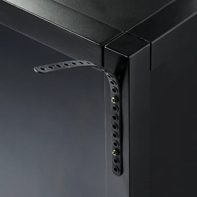 Springville 2 Door Decorative Storage Cabinet Black - Threshold™ Designed With Studio McGee - Image 4