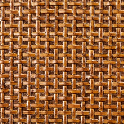 40" 4-Shelf Wood & Cane Transitional Ladder Bookshelf - Brown - Hearth & Handâ„¢ With Magnolia - Image 7