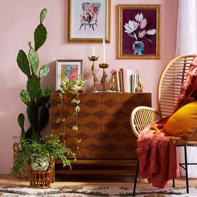 Lily Rattan Armchair With Metal Legs - Assembly Required - Opalhouseâ„¢ - Image 6