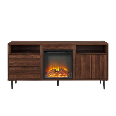 Ronan Modern Storage With Electric Fireplace TV Stand For TVs Up To 65" - Saracina Home - Image 7