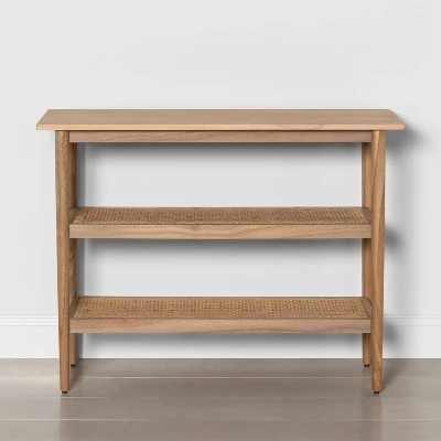 Wood & Cane Console Table - Hearth & Hand™ With Magnolia - Image 2