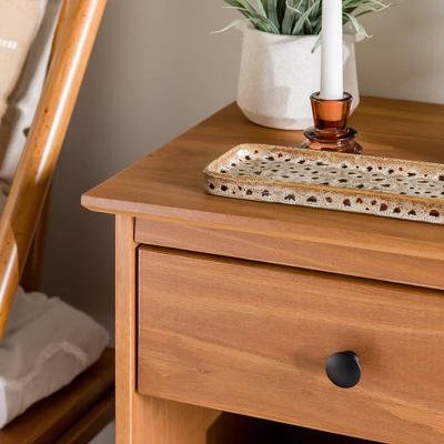 Stiva Classic Mid-Century Modern 1 Drawer Nightstand - Saracina Home - Image 7