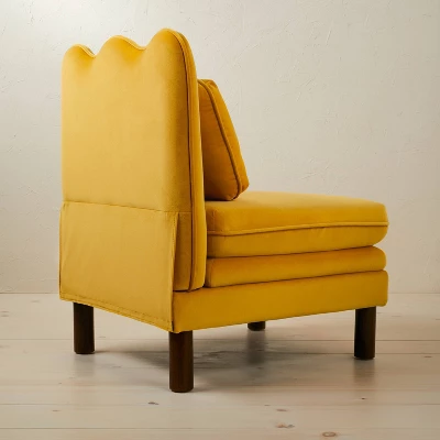 Bencia Slipper Chair Mustard - Opalhouse™ Designed With Jungalow™ - Image 3