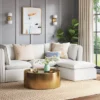 Haven French Seam Modular Sectional Sofa Cream (Chair Piece) - Threshold™