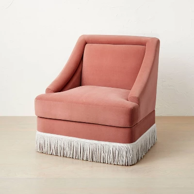 Alberhill Velvet Accent Chair With Fringe - Opalhouse™ Designed With Jungalow™ - Image 8