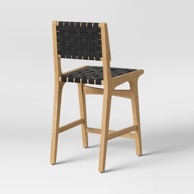Ceylon Woven Counter Height Barstool - Threshold™ - Image 3