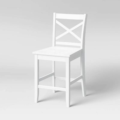 Carey 24" Counter Height Barstool - White - Threshold™ - Image 2