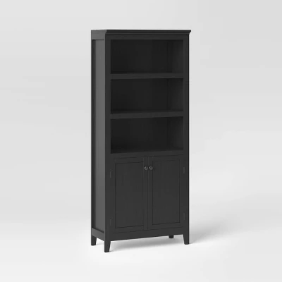 72" Carson 5 Shelf Bookcase With Doors - Threshold - Image 8