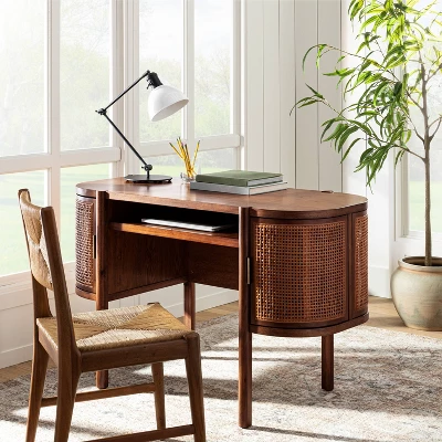 Portola Hills Caned Desk - Threshold™ Designed With Studio McGee