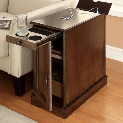 Gantzer 1 Drawer Side Table With USB Ports - HOMES: Inside + Out - Image 2
