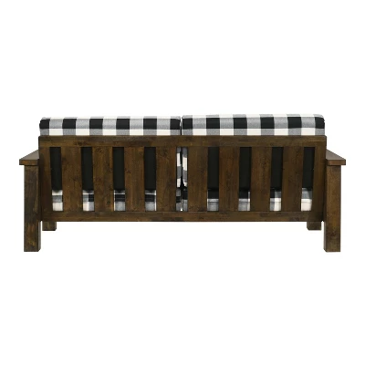 Jovie Gingham Rustic Sofa - HOMES: Inside + Out - Image 3