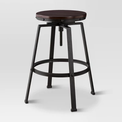 Lewiston Adjustable Swivel Barstool - Threshold - Image 7