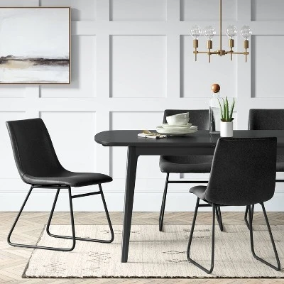 Bowden Faux Leather Dining Chairs - Threshold™