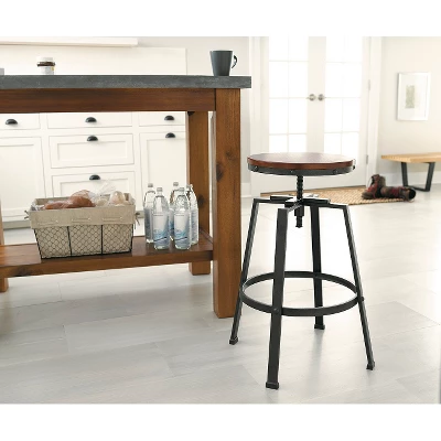 Lewiston Adjustable Swivel Barstool - Threshold - Image 2